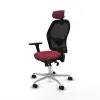 Office Chair with Headrest Jorquera Piqueras y Crespo 3D086N2 Maroon