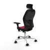 Office Chair with Headrest Jorquera Piqueras y Crespo 3D086N2 Maroon