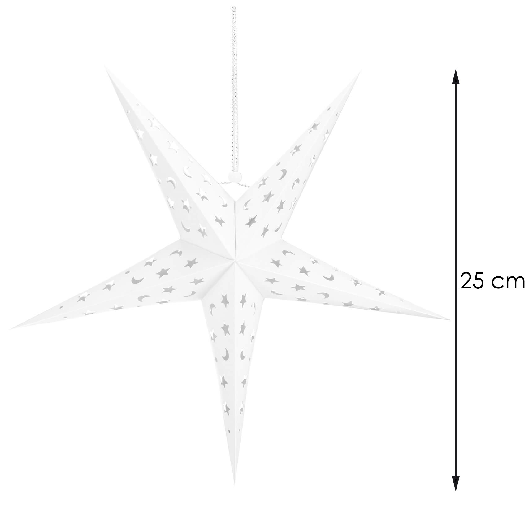3D Christmas paper star 25 cm Christmas tree decoration | Buy online — Megaluks