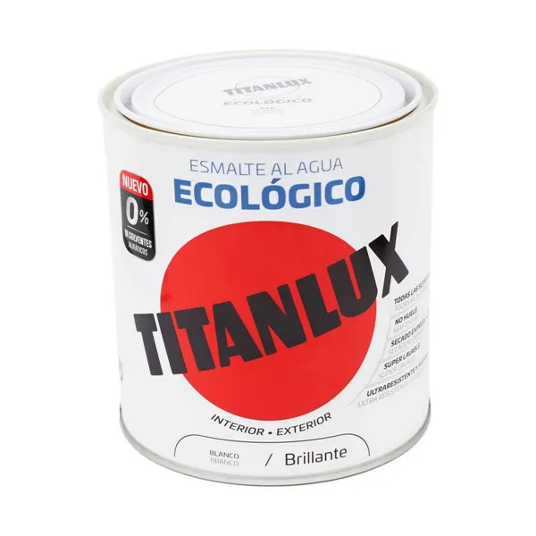 Acrylic polish Titanlux 00t056614 Ecological 250 ml White Shiny