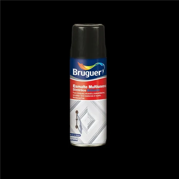 Synthetic enamel paint Bruguer 5197989 Spray Multi-use Black 400 ml