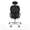 Office Chair with Headrest Jorquera Piqueras y Crespo 1D086G1 Yellow