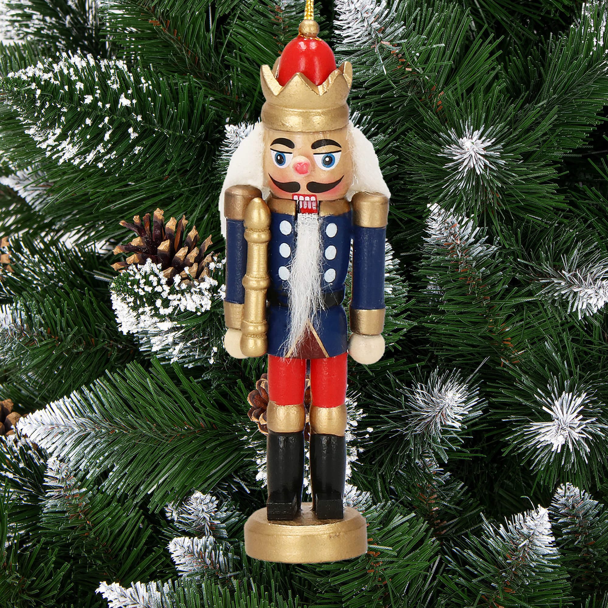 CA0823 CHRISTMAS NUTCRACKER ORNAMENT 12.5 CM 3 PCS. | Buy online — Megaluks