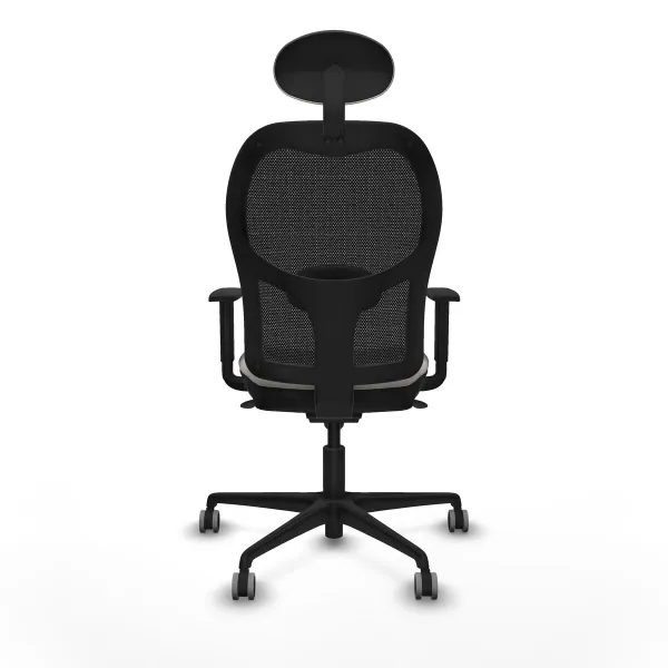 Office Chair with Headrest Jorquera Piqueras y Crespo 1D036G1 White