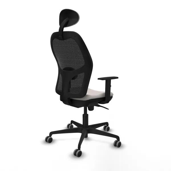 Office Chair with Headrest Jorquera Piqueras y Crespo 1D036G1 White