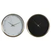 Table clock DKD Home Decor 25,7 x 4,2 x 25,7 cm Lady Golden Aluminium (2 Units)