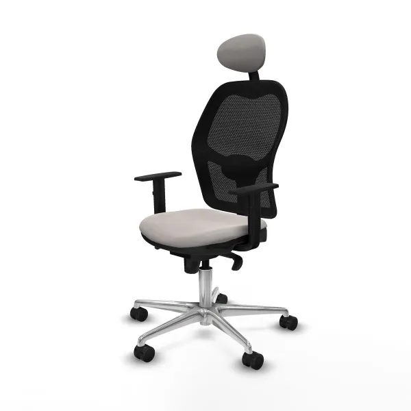 Office Chair with Headrest Jorquera Piqueras y Crespo 1D086N1 White