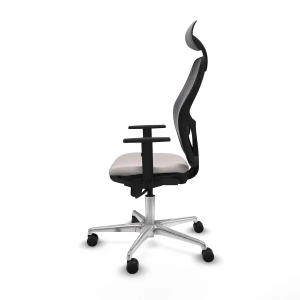 Office Chair with Headrest Jorquera Piqueras y Crespo 1D086N1 White