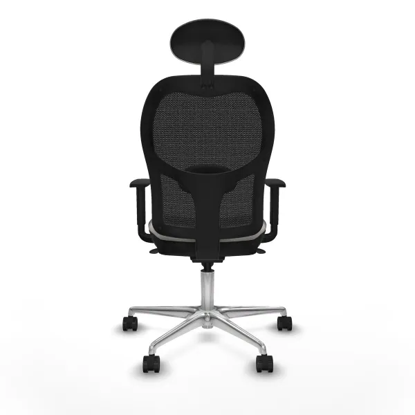 Office Chair with Headrest Jorquera Piqueras y Crespo 1D086N1 White
