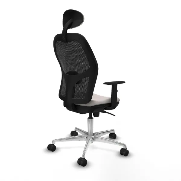 Office Chair with Headrest Jorquera Piqueras y Crespo 1D086N1 White