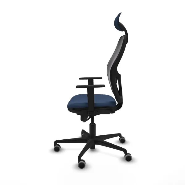 Office Chair with Headrest Jorquera Piqueras y Crespo 1D036G1 Navy Blue