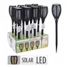 Garden Torch Progarden Solar Flame effect Black polypropylene Ø 10 x 58 cm