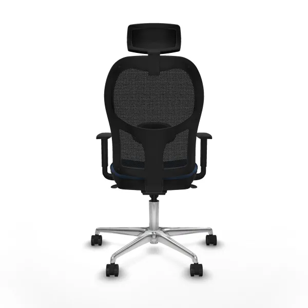 Office Chair with Headrest Jorquera Piqueras y Crespo 1D086N2 Navy Blue