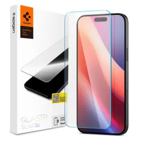 Spigen Glas.TR Slim – Tempered glass for iPhone 16 / iPhone 15