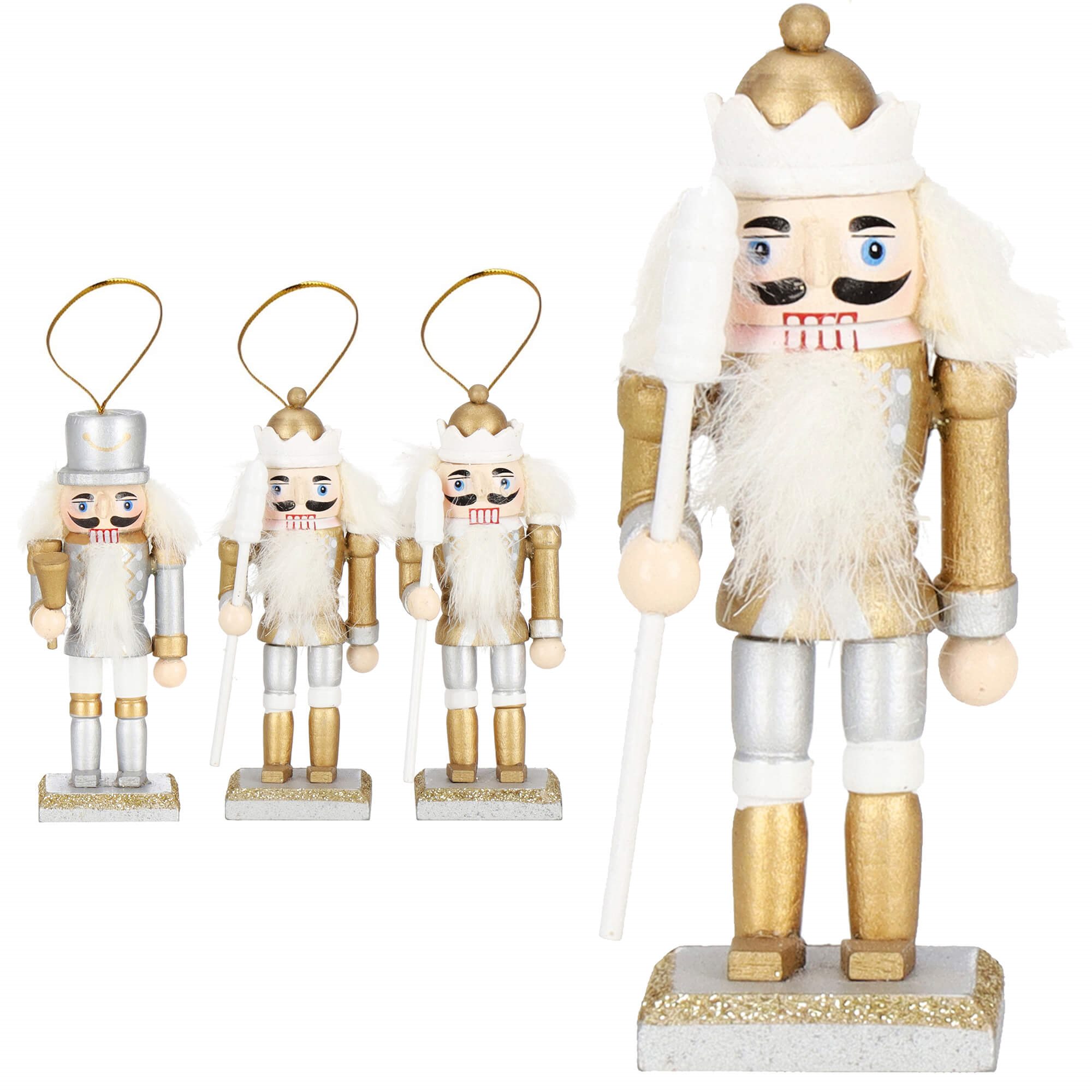 Christmas decoration Nutcracker Spring CA1108 8cm 3 pcs | Buy online — Megaluks