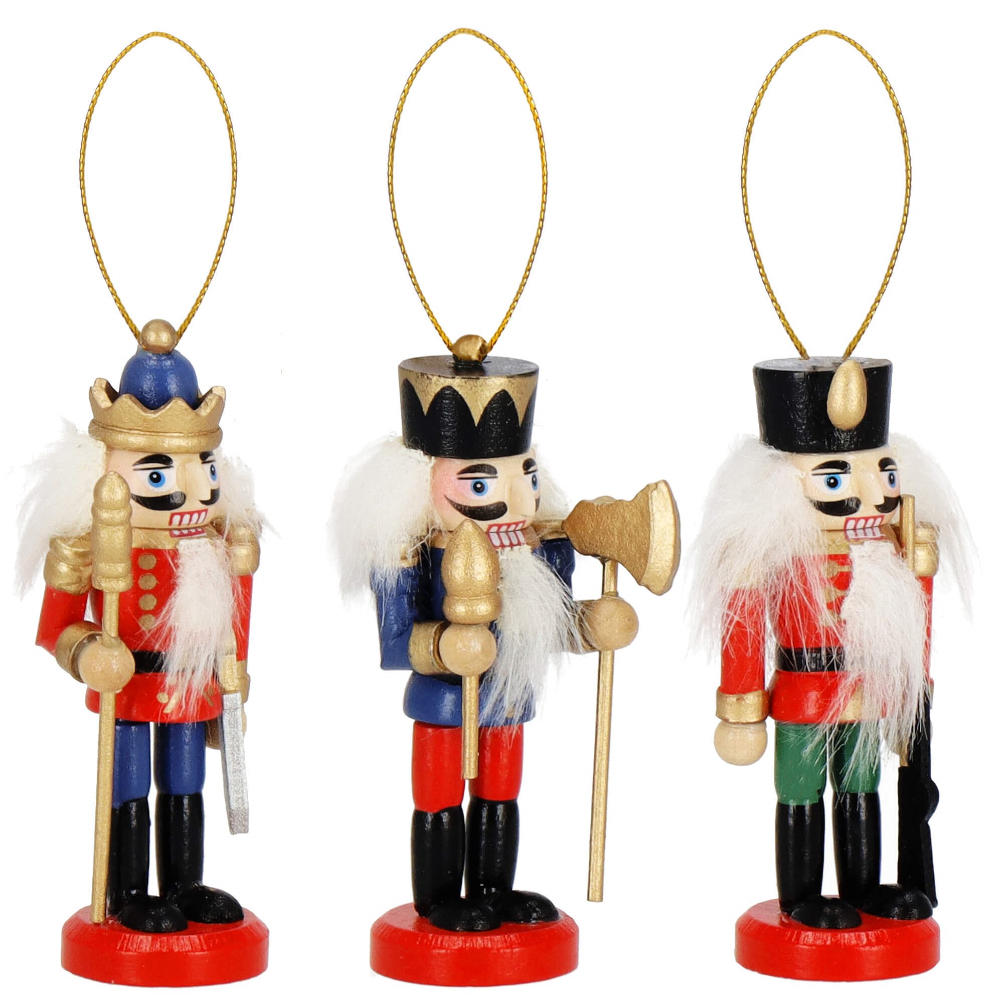 Christmas decoration nutcracker Springos CA1109 8cm 3 p | Buy online — Megaluks