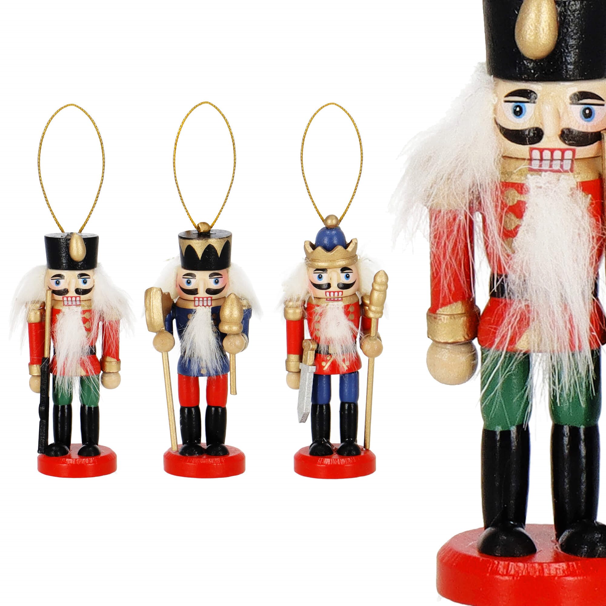 Christmas decoration nutcracker Springos CA1109 8cm 3 p | Buy online — Megaluks