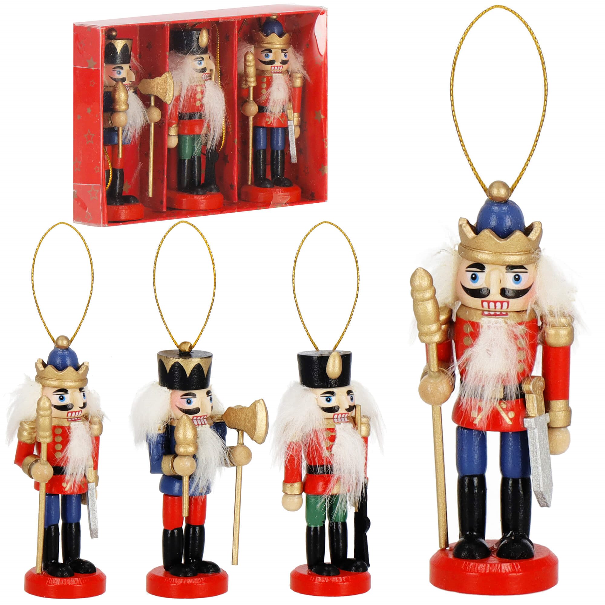 Christmas decoration nutcracker Springos CA1109 8cm 3 p | Buy online — Megaluks