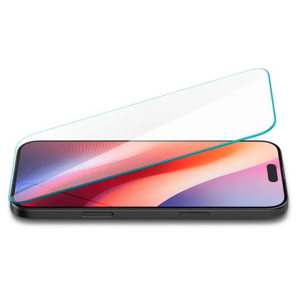 Spigen Glas.TR Slim – Tempered glass for iPhone 16 / iPhone 15