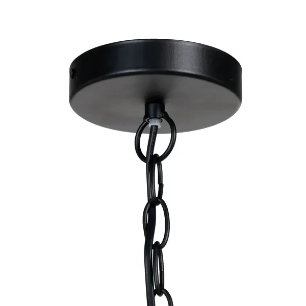 Ceiling Light 47 x 47 x 65 cm Natural Metal Wood