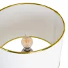 Desk lamp White Golden Linen Ceramic 60 W 220 V 240 V 220-240 V 34 x 34 x 51 cm