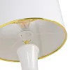 Desk lamp White Golden Linen Ceramic 60 W 220 V 240 V 220-240 V 34 x 34 x 51 cm