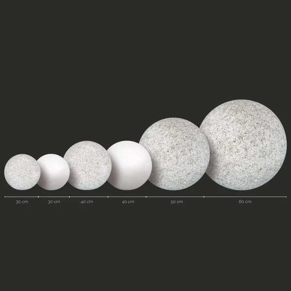 Lighting decoration Sphere Stone 25 W 40 x 40 x 40 cm