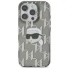 Karl Lagerfeld IML Karl Head Electroplated - Case for iPhone 16 Pro (black)