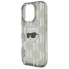 Karl Lagerfeld IML Karl Head Electroplated - Case for iPhone 16 Pro (black)