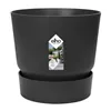 Plant pot Elho Greenville Black Plastic Circular Ø 30 cm Ø 29,5 x 27,8 cm