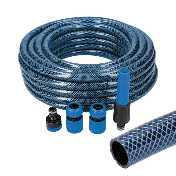 Hose with accessories kit EDM Blue 20 mm x 25 m 5/8"