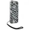 Karl Lagerfeld IML Zebra Pattern & Cord - Case for iPhone 16 Pro (black)