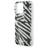 Karl Lagerfeld IML Zebra Pattern & Cord - Case for iPhone 16 Pro (black)