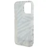 Karl Lagerfeld IML Zebra Pattern & Cord - Case for iPhone 16 Pro (black)