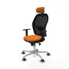 Office Chair with Headrest Jorquera Piqueras y Crespo 1D086G2 Orange