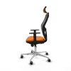 Office Chair with Headrest Jorquera Piqueras y Crespo 1D086G2 Orange