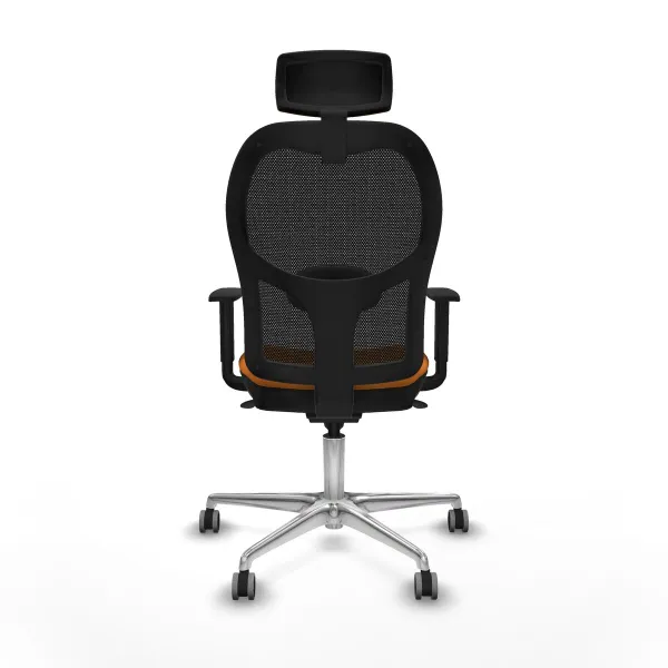 Office Chair with Headrest Jorquera Piqueras y Crespo 1D086G2 Orange