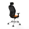 Office Chair with Headrest Jorquera Piqueras y Crespo 1D086G2 Orange