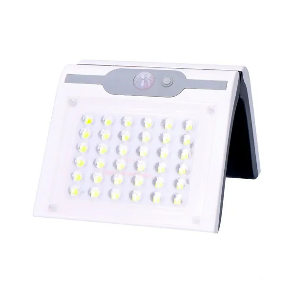 LED Wall Light EDM Solar White Movement Sensor 6500 K 2 W 220 lm