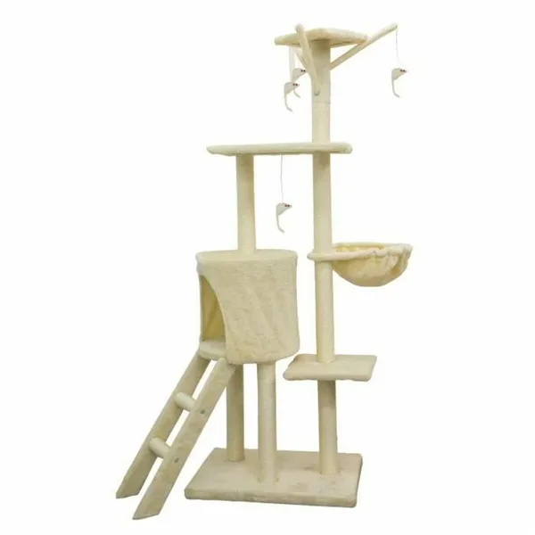 Scratching Post for Cats Jipsy 79 x 34 x 138 cm Beige