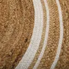 Carpet Versa Stripes Ø 120 cm Rattan Jute