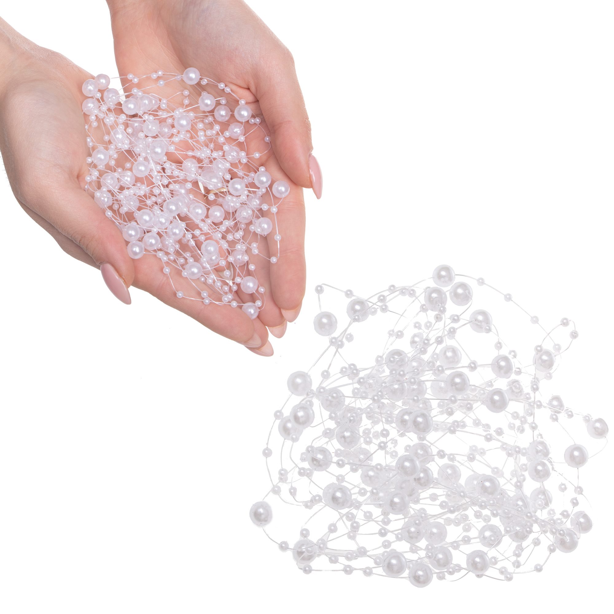 Pearl Garland Springos CA0210, White, Length 5 m | Buy online — Megaluks