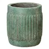 Planter 20 x 20 x 21,5 cm Turquoise Cement