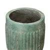 Planter 20 x 20 x 21,5 cm Turquoise Cement