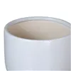 Planter 19,5 x 19,5 x 24 cm Ceramic White