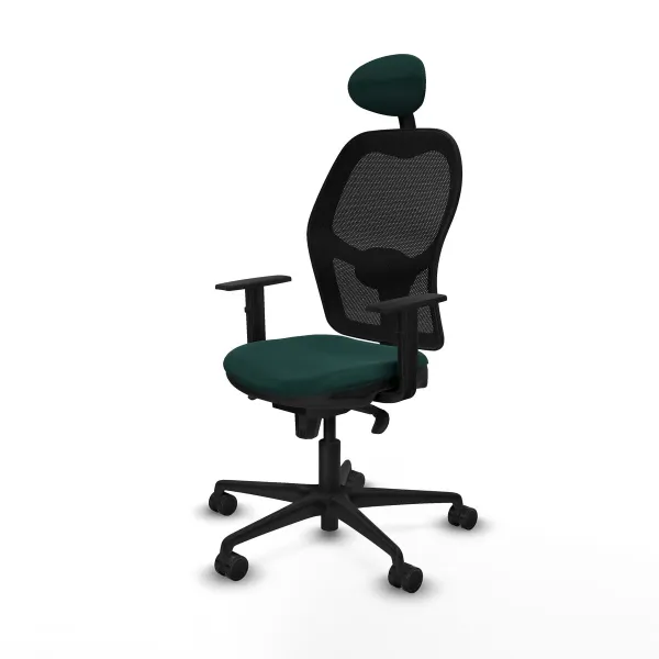 Office Chair with Headrest Jorquera Piqueras y Crespo 1D036N1 Green