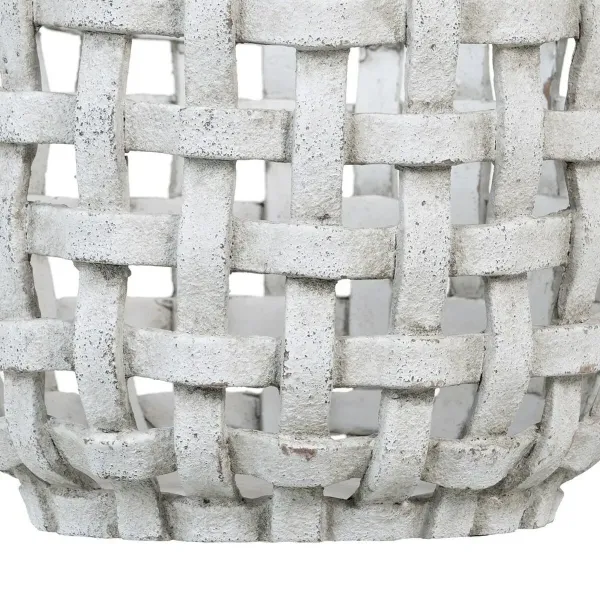 Planter Ceramic Taupe 25 x 25 x 21 cm