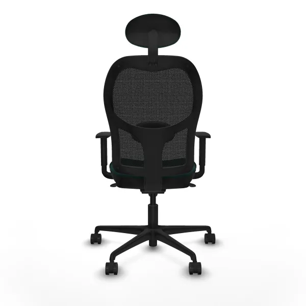 Office Chair with Headrest Jorquera Piqueras y Crespo 1D036N1 Green