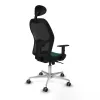 Office Chair with Headrest Jorquera Piqueras y Crespo 1D086G1 Green