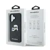Karl Lagerfeld Monogram Karl & Choupette Head Pin - Case for iPhone 16 Plus (black)